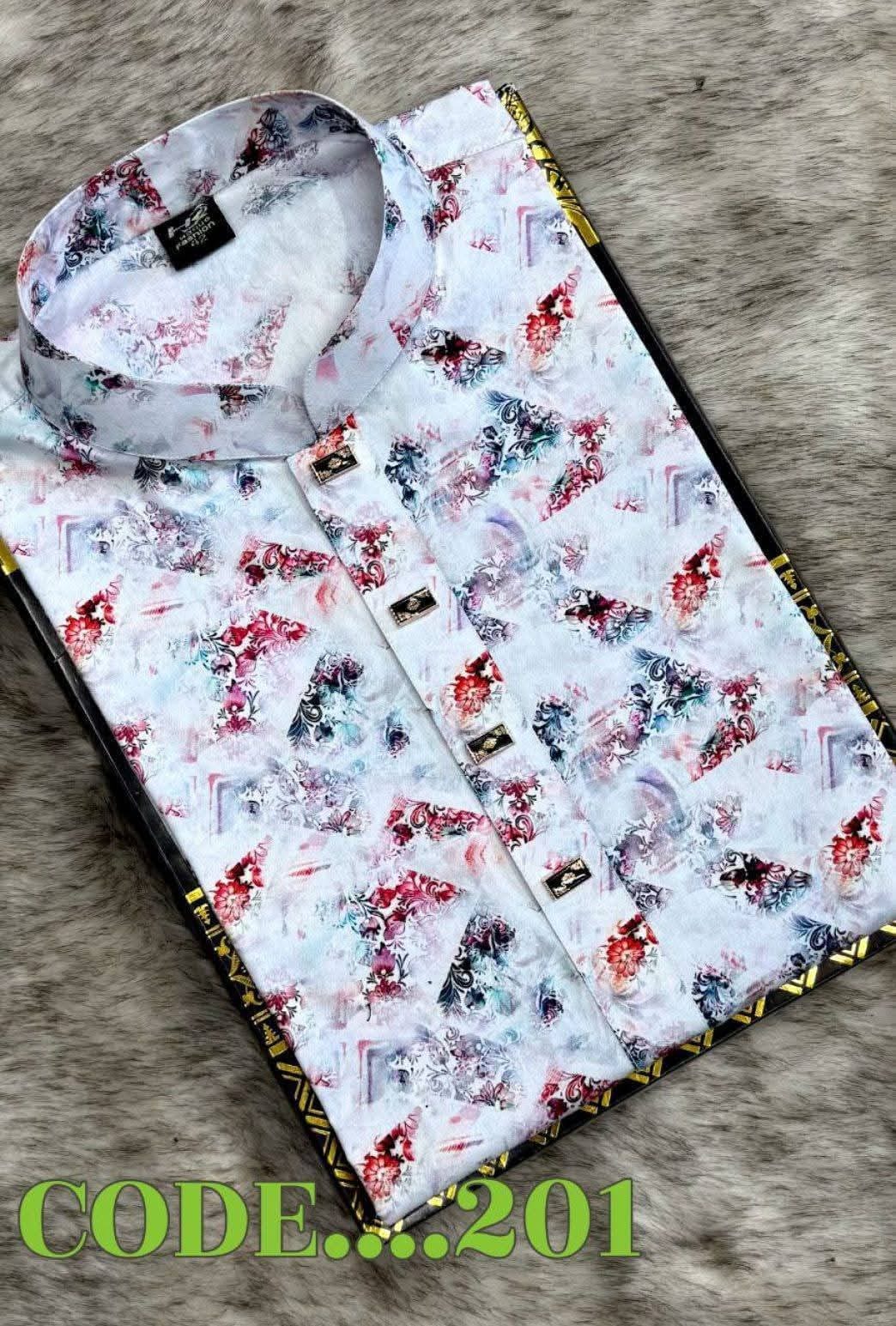 3D Cotton Print White